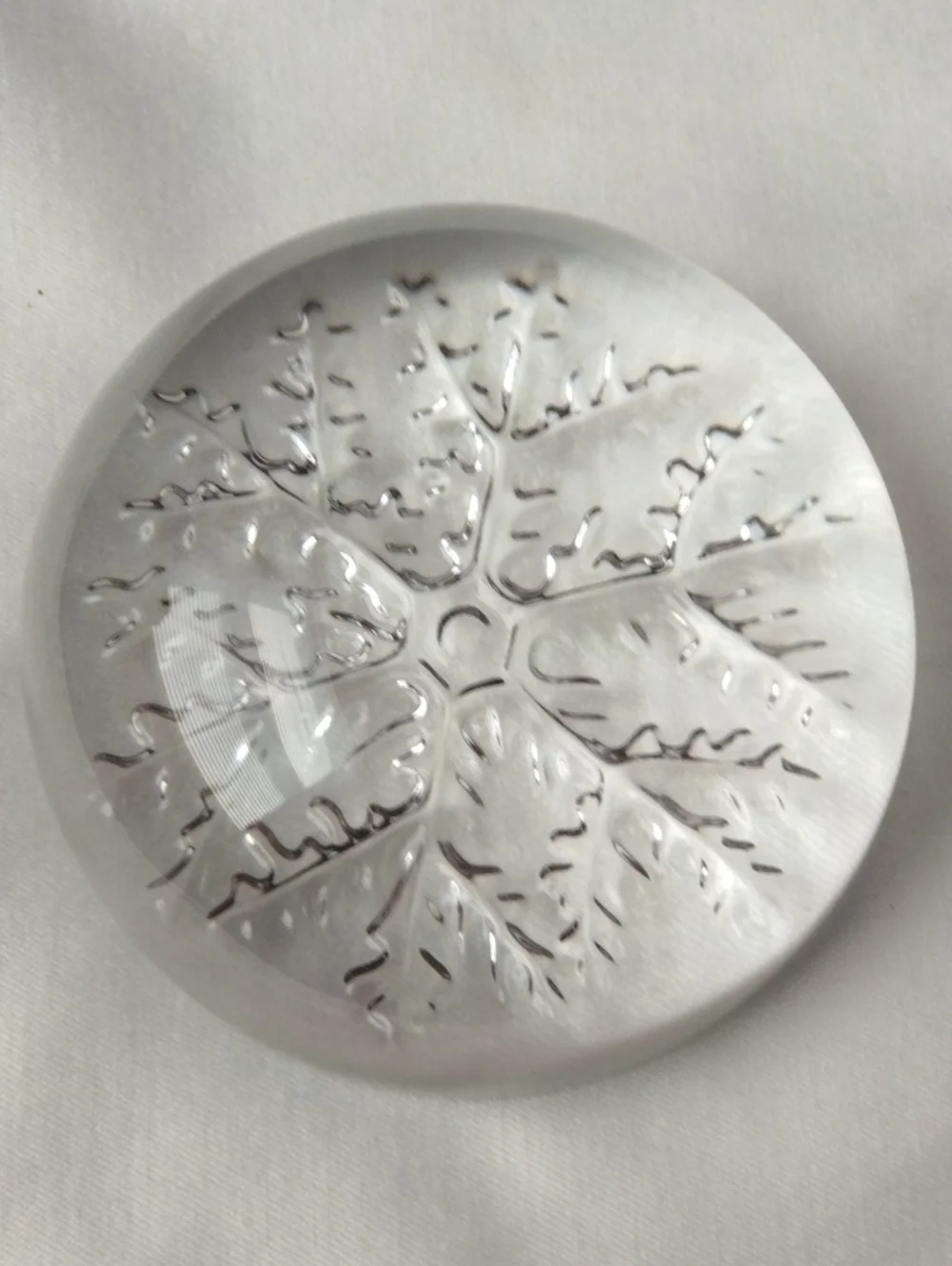 Avon crystal paperweight